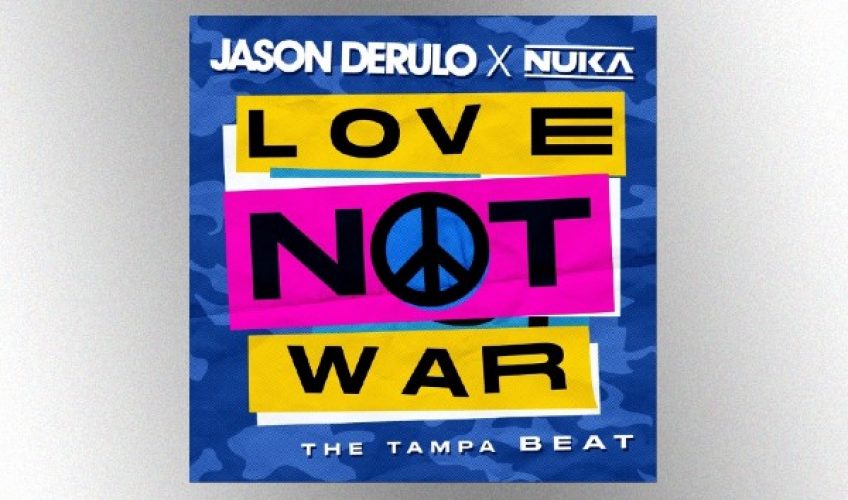 Ο πολύ-πλατινένιος παγκόσμιος superstar Jason Derulo ενώνει τις δυνάμεις του με τον Nuka για την κυκλοφορία ενός ολοκαίνουριου single με τίτλο “Love Not War”.